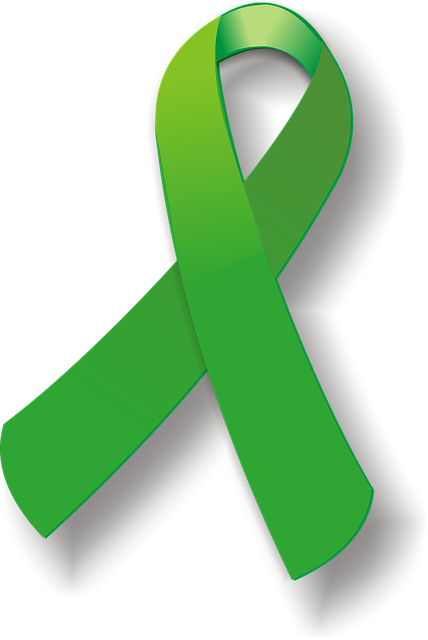 The green celiac disease awareness ribbon